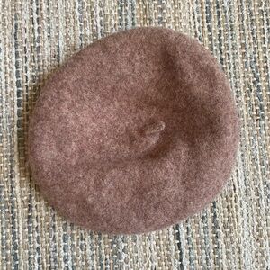 Brown Wool Beret
